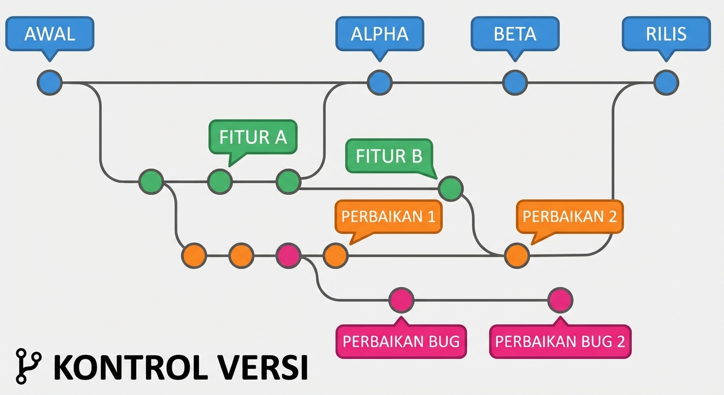 Eksperimen menghasilkan banyak versi kode