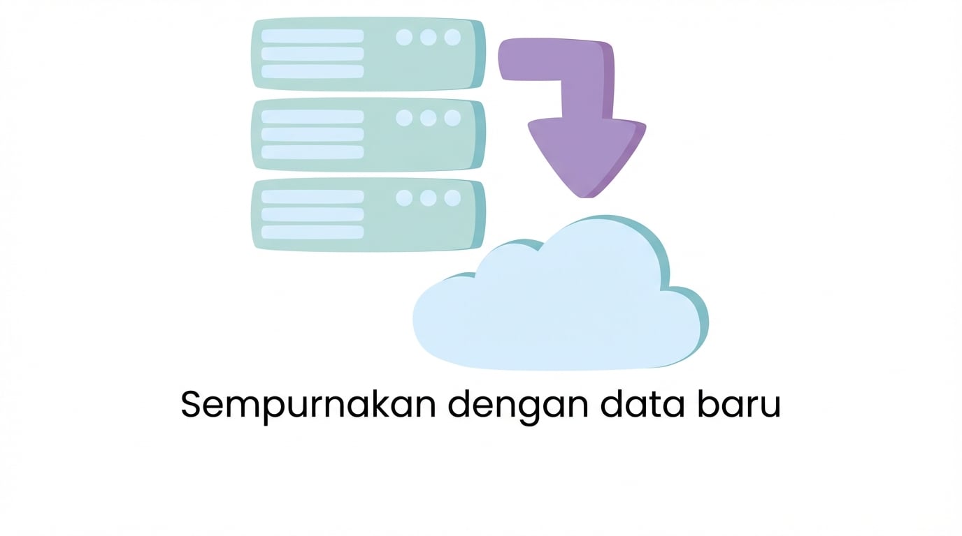 Perbaiki dengan data baru