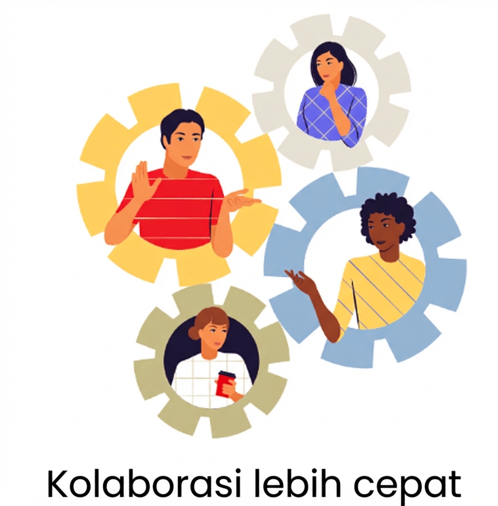 Kolaborasi lebih cepat