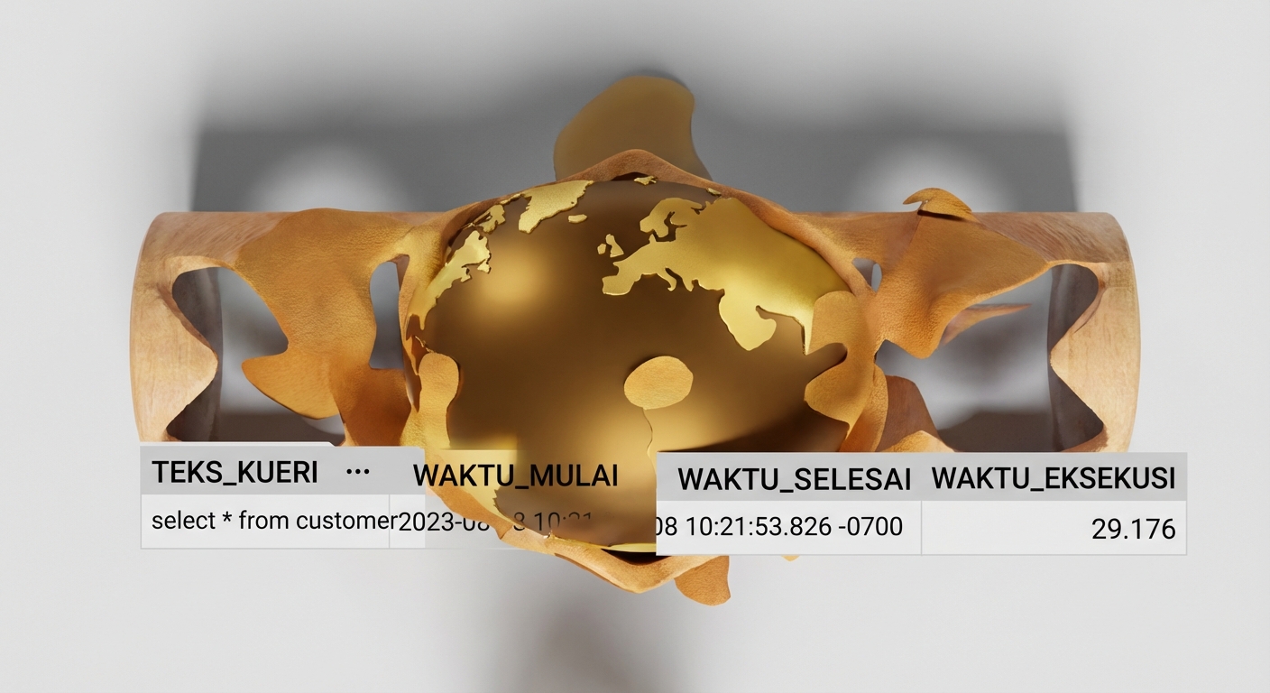 Penyaringan hasil dengan execution_time > 1000ms