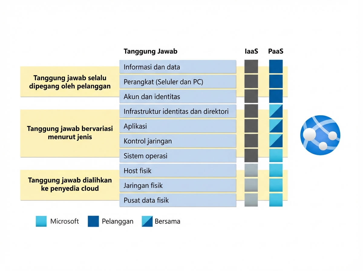 Tanggung jawab Platform as a Service