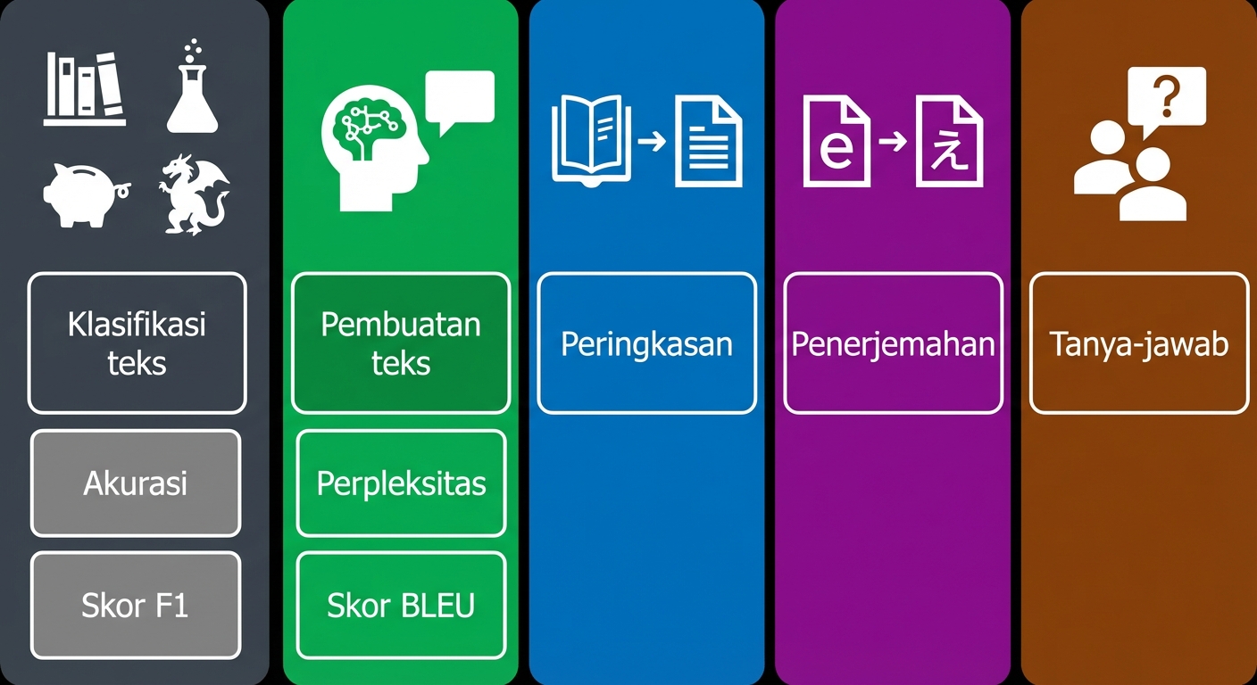 Metrik evaluasi untuk tugas bahasa