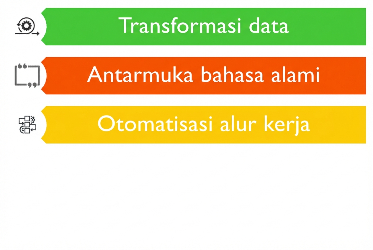 Gambar menampilkan tiga kemungkinan use case untuk LLM