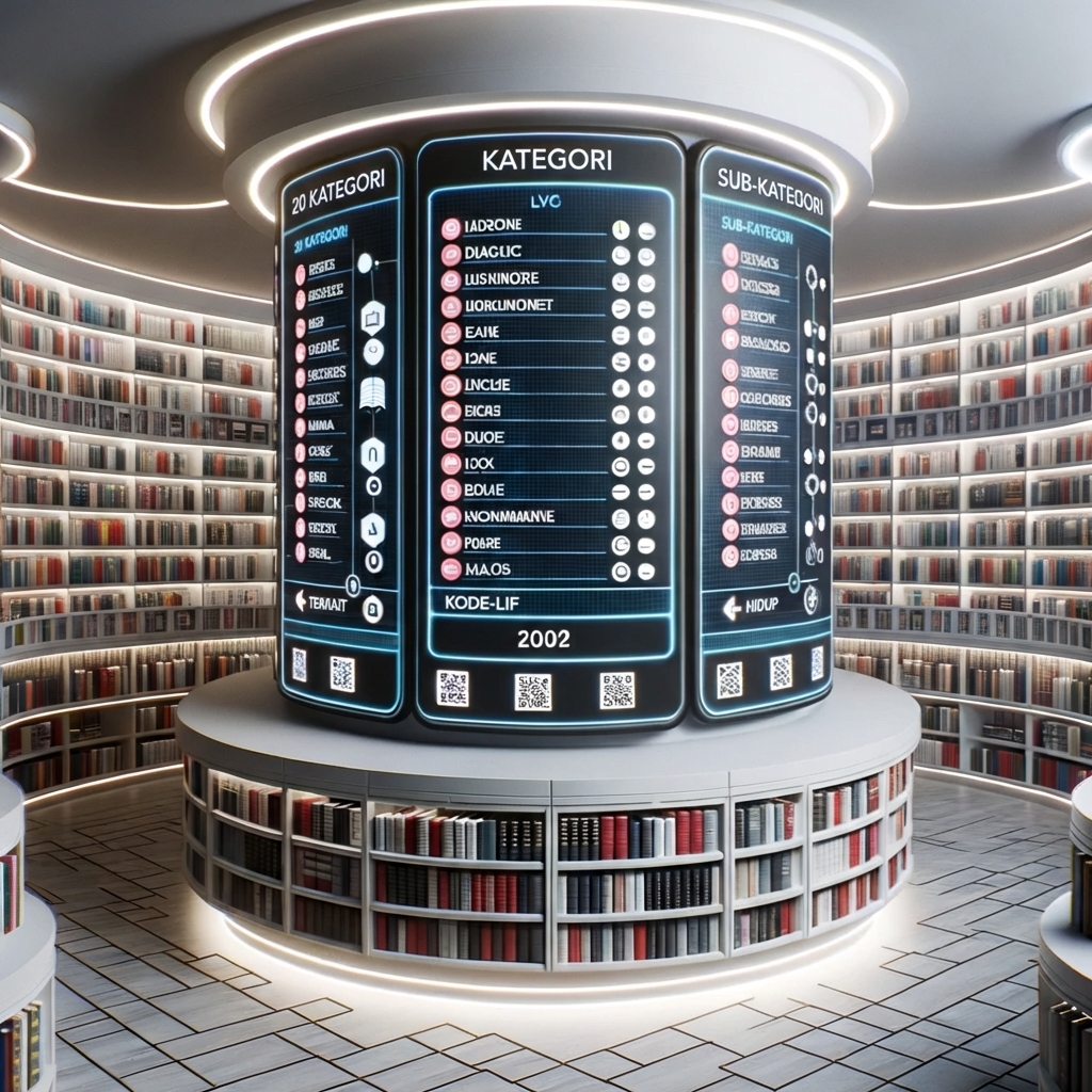 Gambar sistem katalog perpustakaan