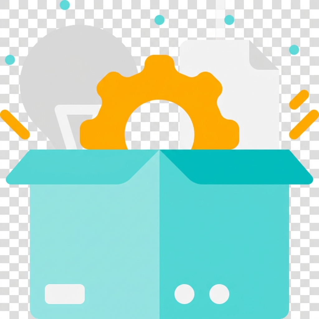 Kotak dengan berbagai layanan keluar