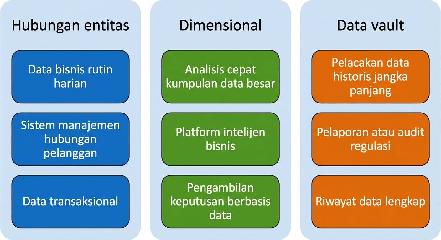 Use case untuk Pemodelan Data Vault