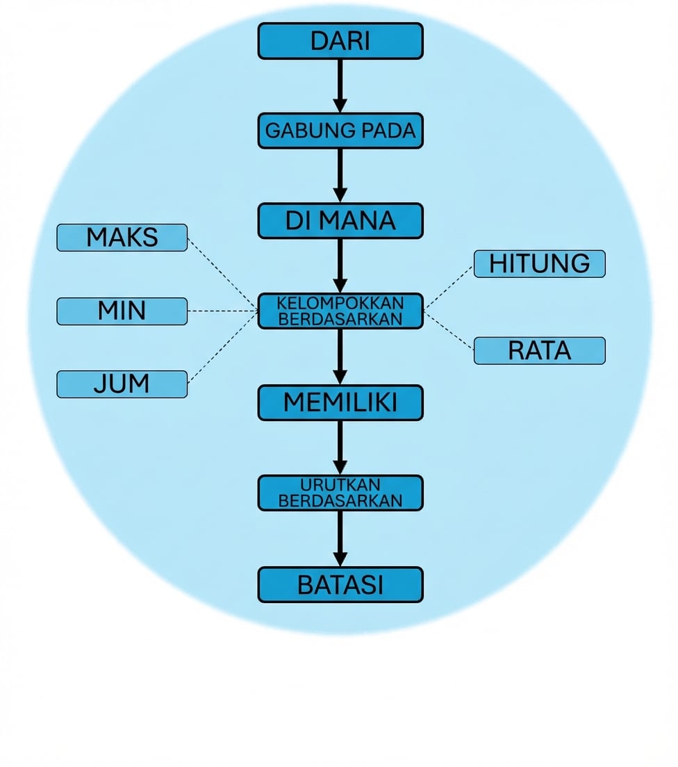 Urutan eksekusi kueri final