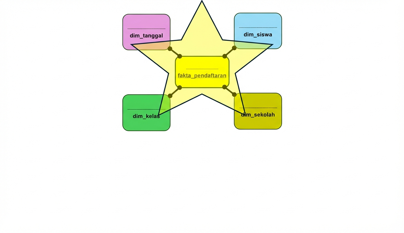 Skema model bintang dimensional