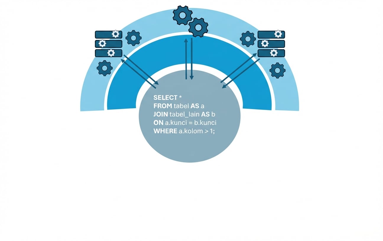 Beberapa proses paralel mengeksekusi kueri