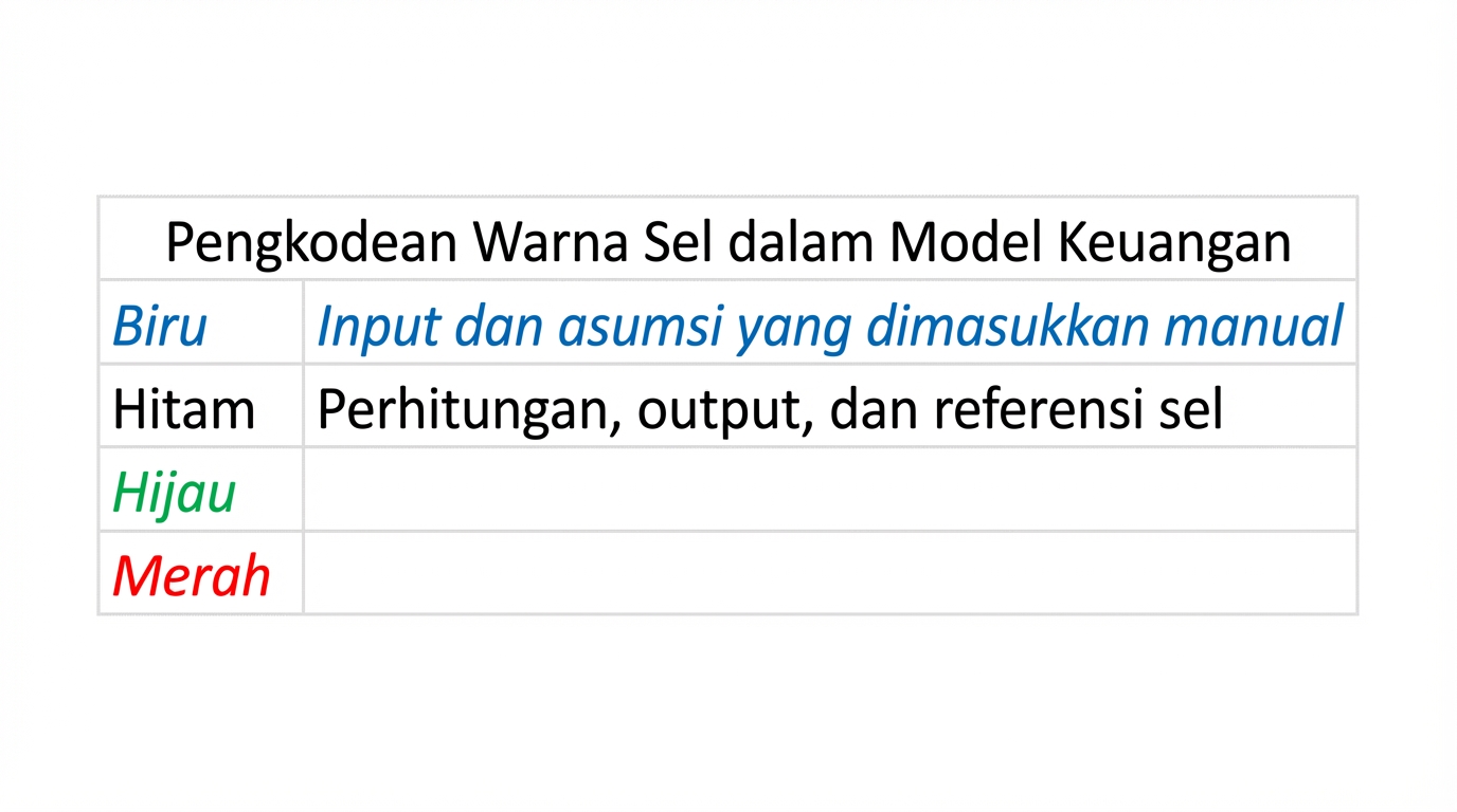 diagram pengodean warna dengan biru dan hitam