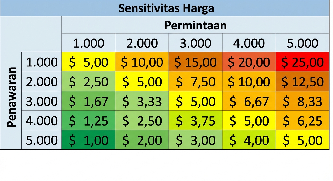 contoh tabel sensitivitas