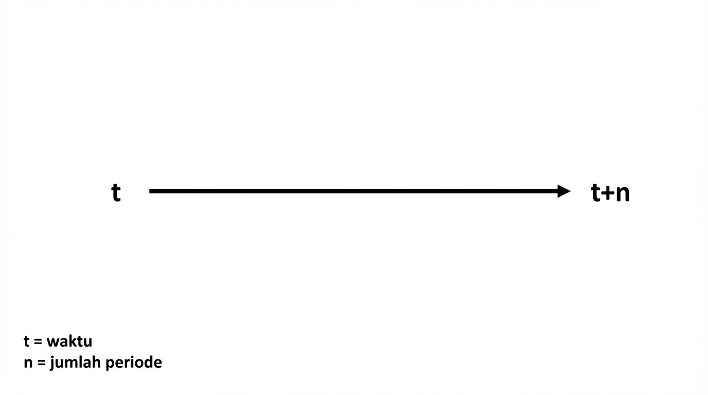 linimasa dengan t dan t+n