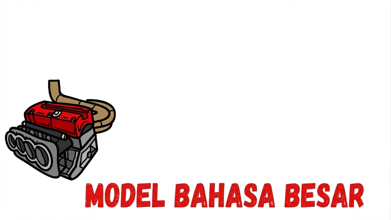LLM digambarkan sebagai mesin mobil.
