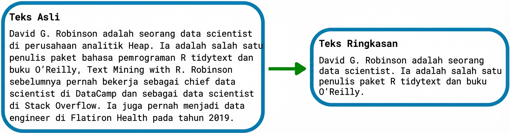 Contoh peringkasan teks