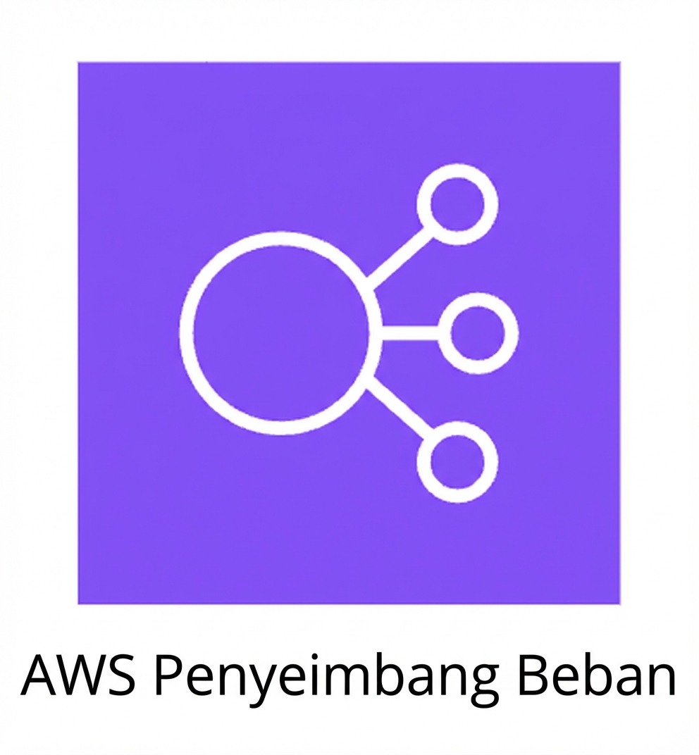 Ikon yang menunjukkan AWS Load Balancer.
