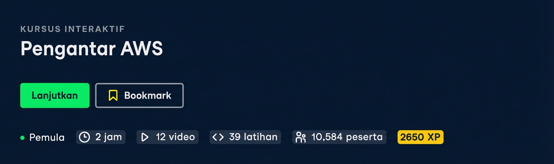 Kursus Pengantar AWS