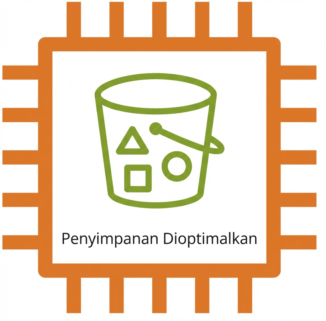 Ikon instans EC2 menampilkan instans storage teroptimasi.