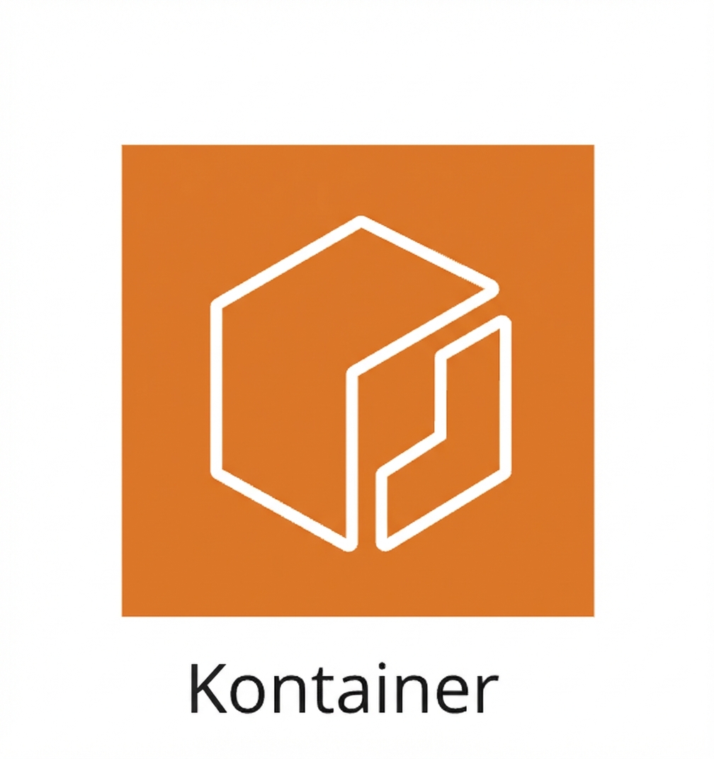 Ikon yang menampilkan container.