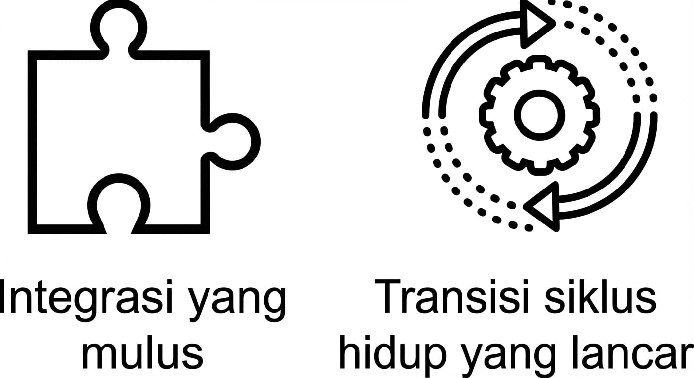 Transisi siklus hidup yang mulus
