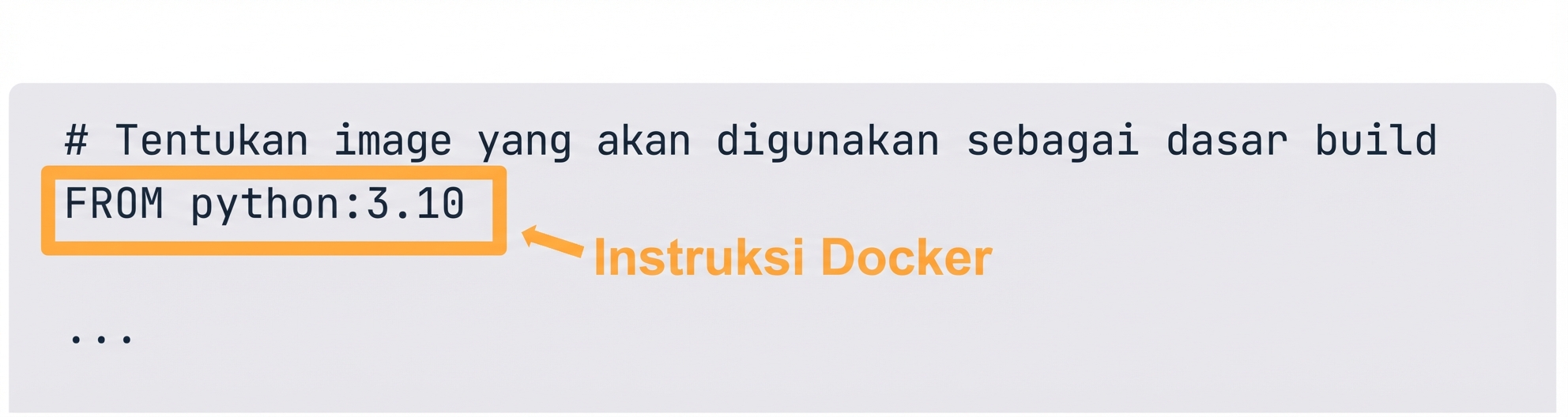 Dockerfile - Instruksi