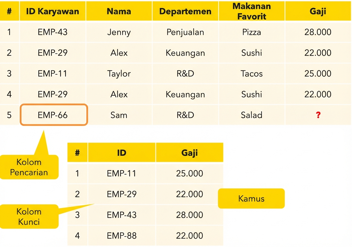 Kecocokan hilang