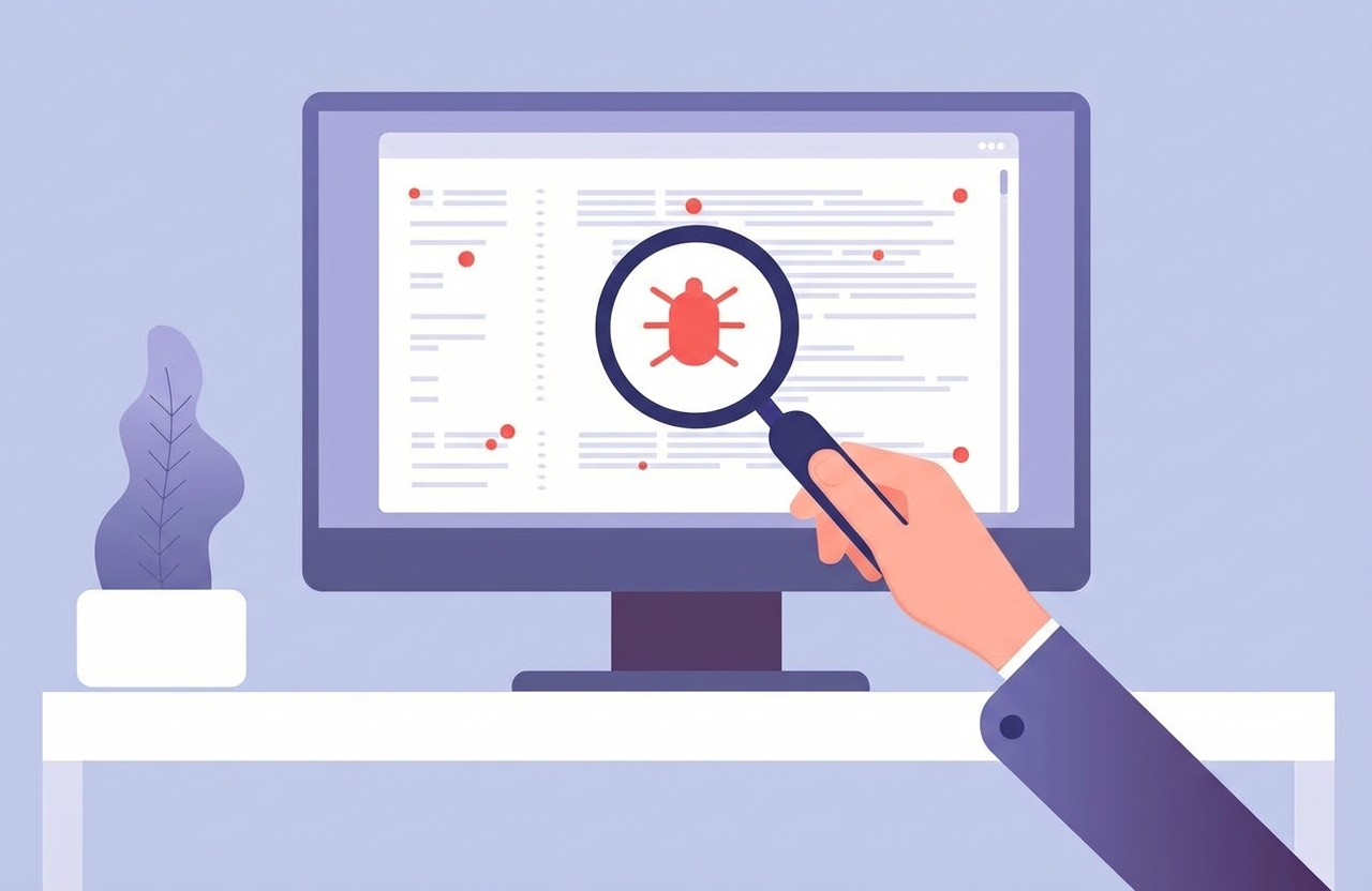 Situs web dengan bug