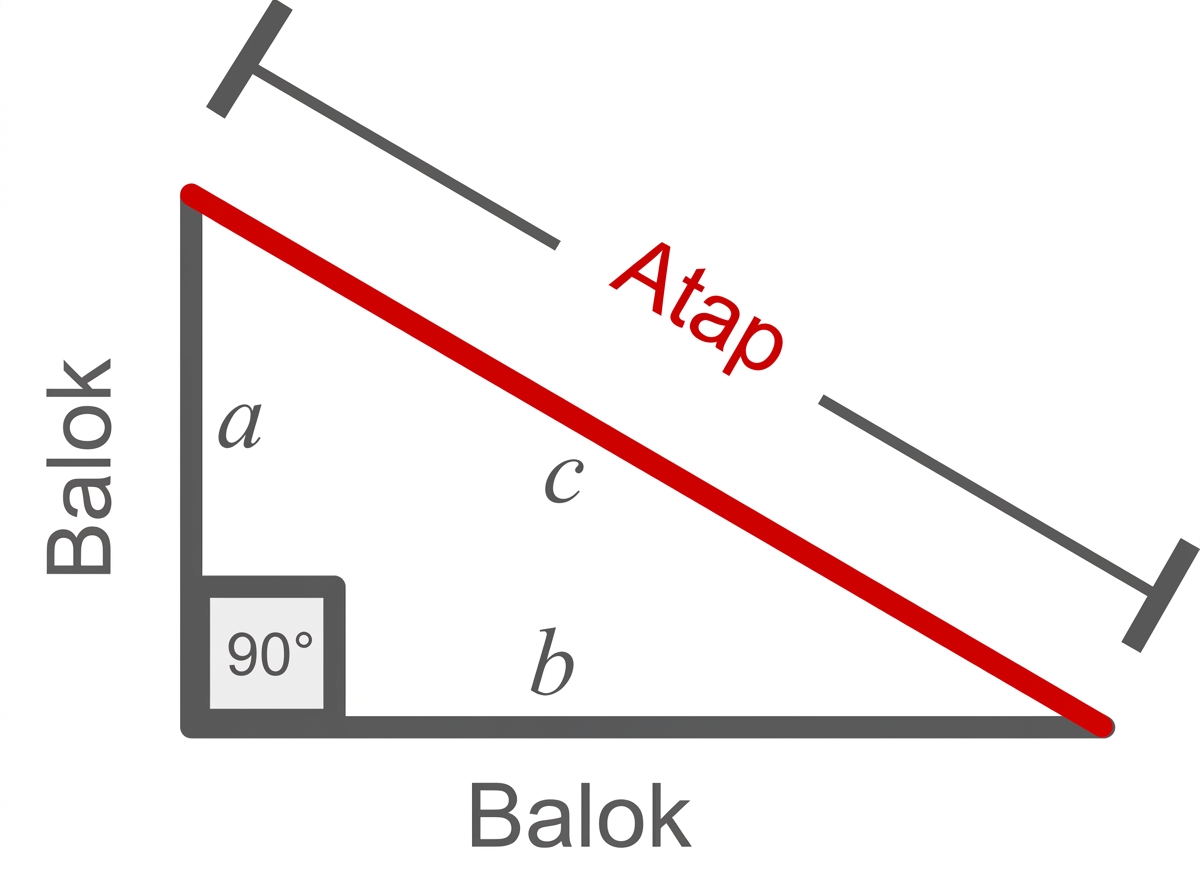Roof beam calculation diagram