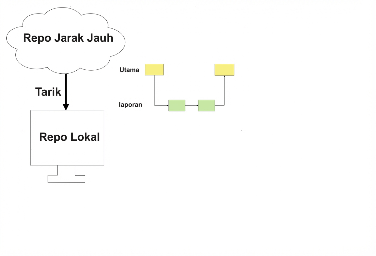 kerjakan proyek secara lokal
