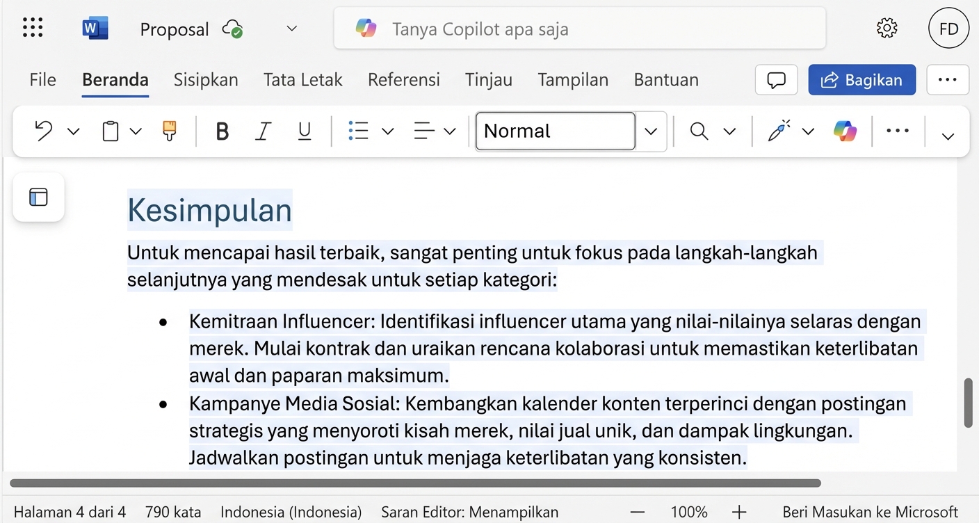Paragraf yang telah ditulis ulang dengan kesimpulan yang direvisi.