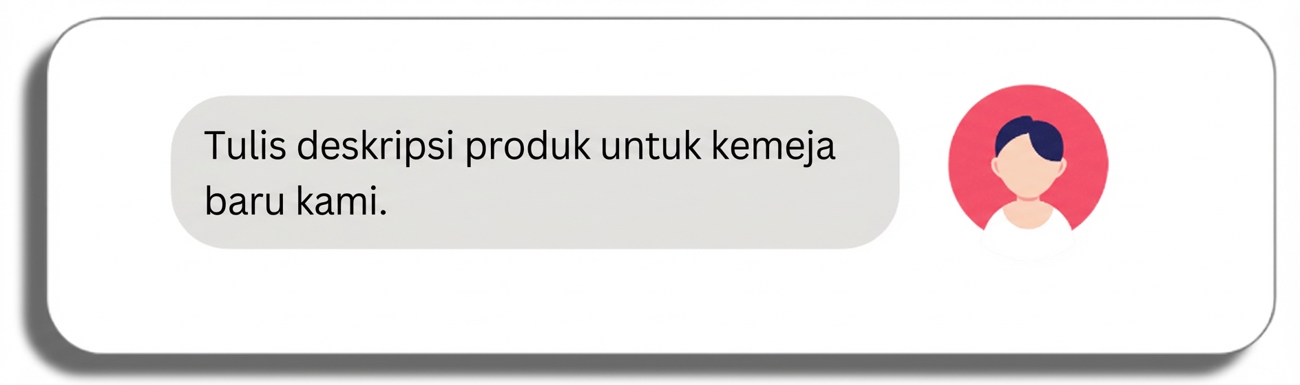 Tulis deskripsi produk untuk kemeja baru kami.