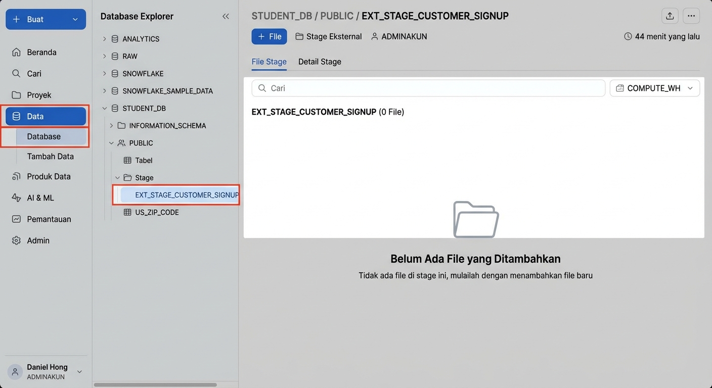 GIF cara menyegarkan stage