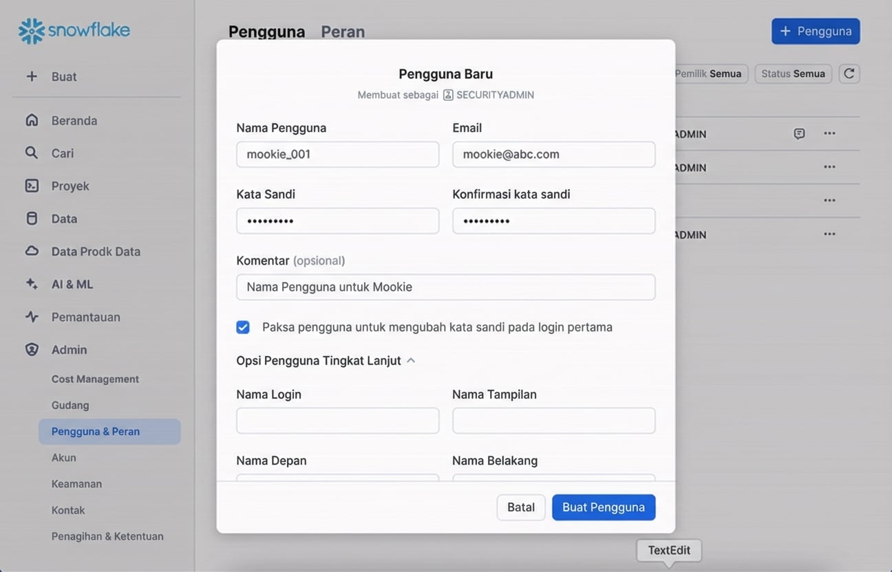GIF membuat pengguna baru