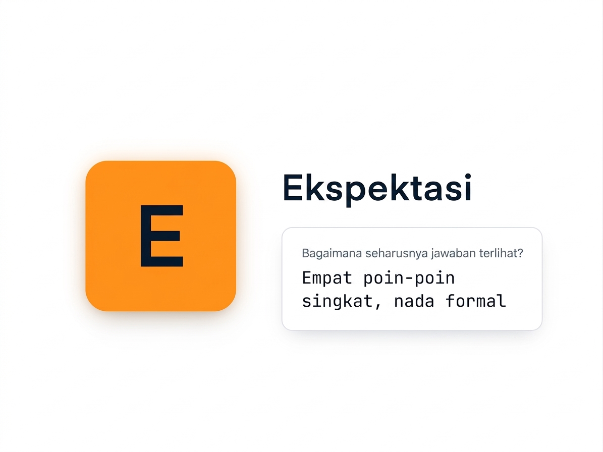Ubin Expectation dari kerangka GCSE dengan contoh prompt singkat
