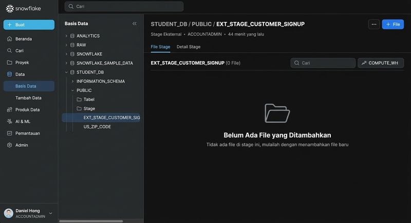 GIF cara menyegarkan stage