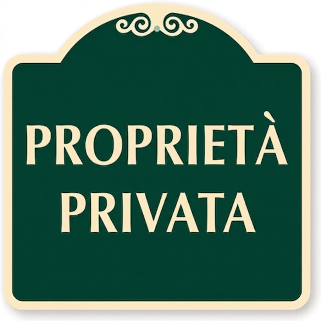 Cartello Proprietà Privata