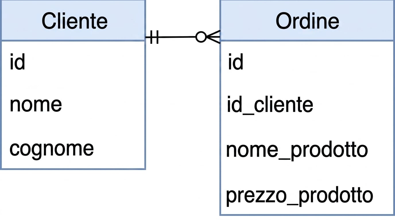 Database Schema for Customer and Order