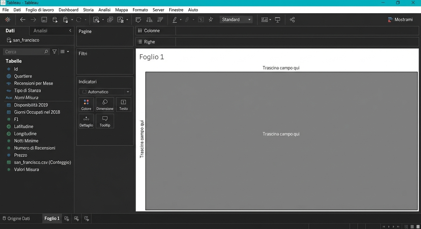 i campi categorici sono blu