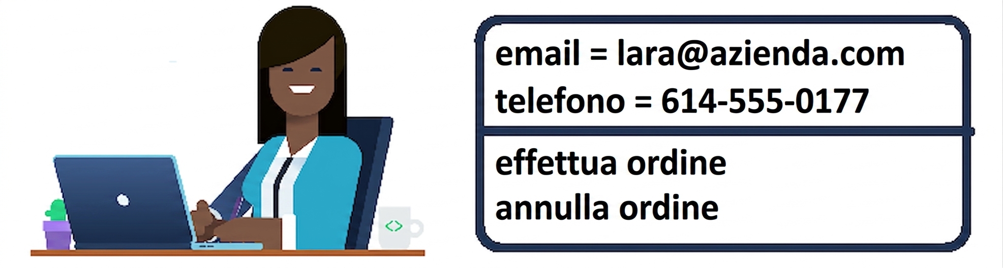 silhouette di una persona con un laptop che rappresenta un cliente