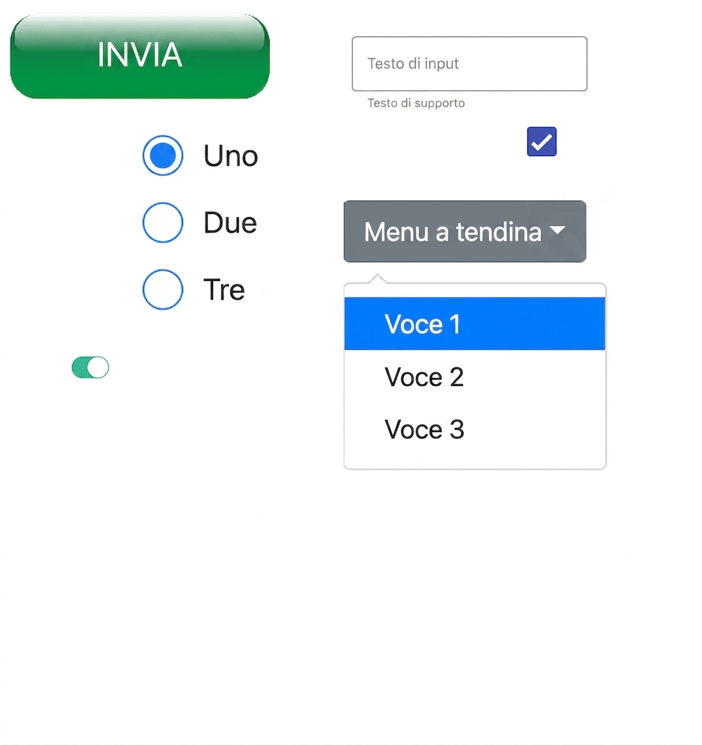 various gui elements