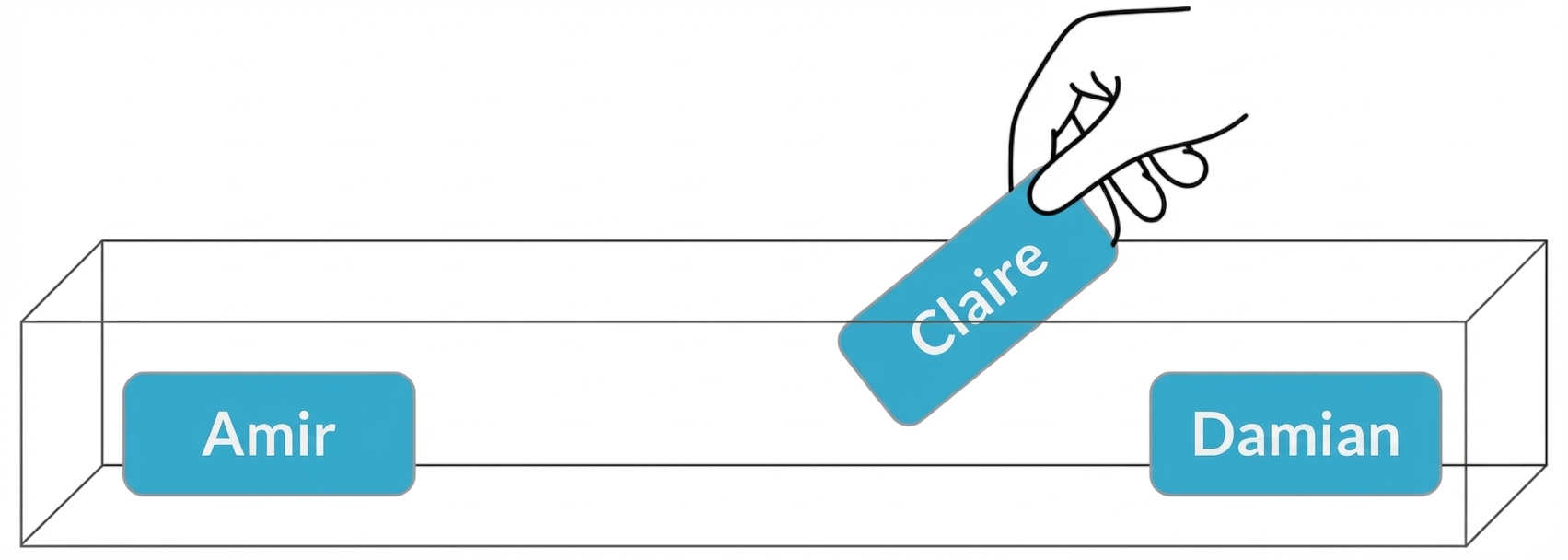 Estratto il nome di Claire