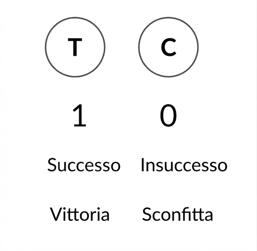 H e T, 1 e 0, Successo e Fallimento, Vittoria e Sconfitta