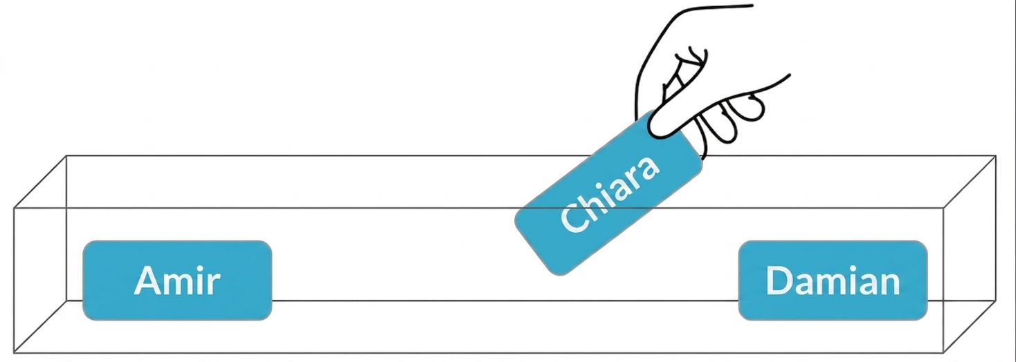 Estratto il nome di Claire