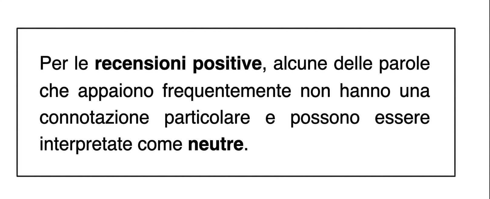 paragrafo con lettere in grassetto