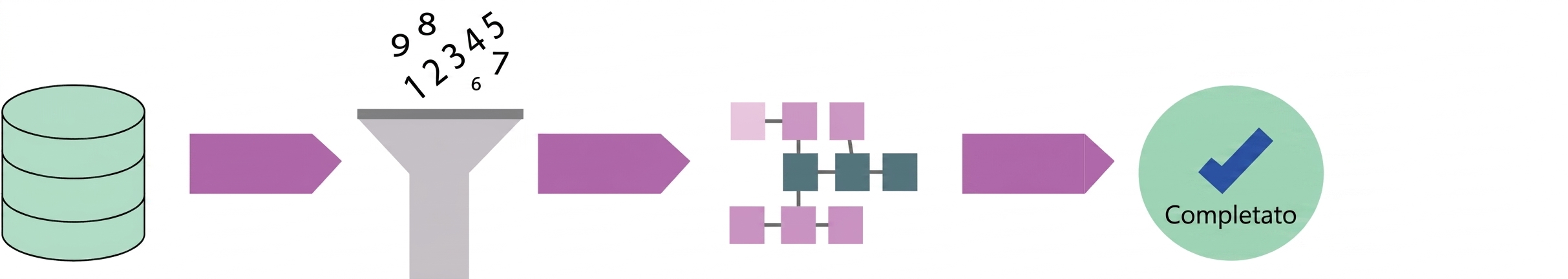 schema con fasi del processo di data science