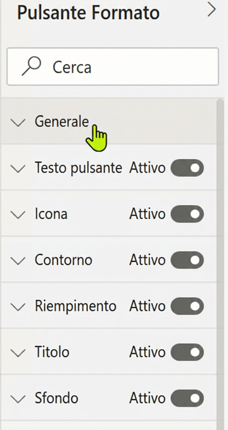 I pulsanti possono avere quattro stati