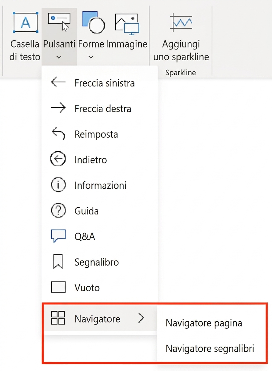 L’opzione del navigatore