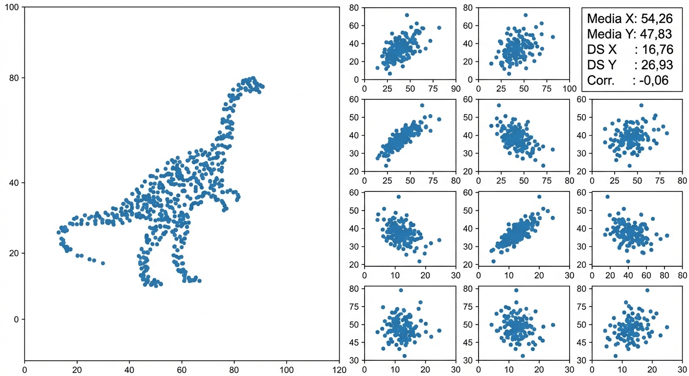 13 immagini dall'aspetto nettamente diverso ma con le stesse informazioni di riepilogo