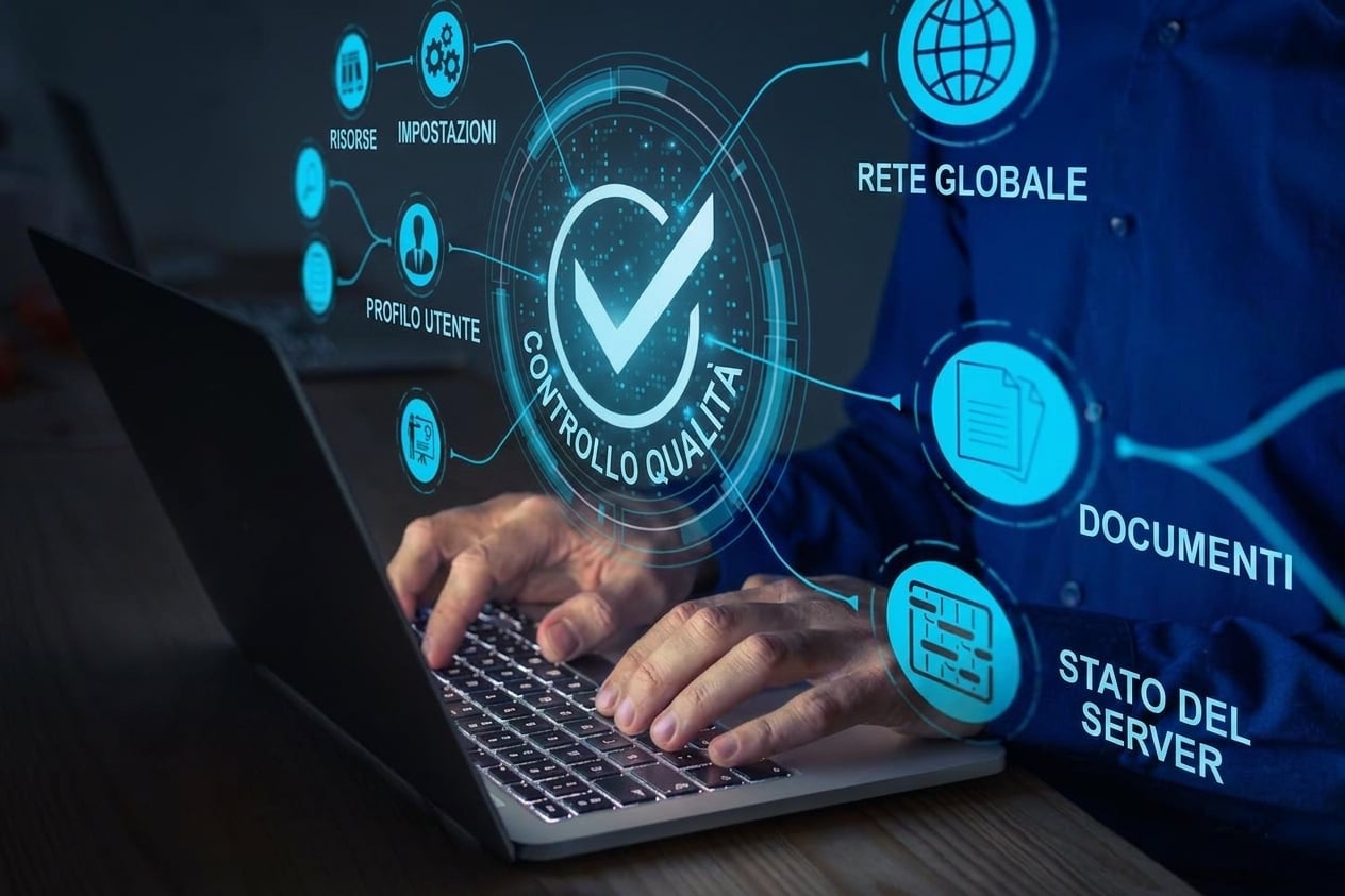 Immagine che rappresenta qualità e sicurezza dei dati