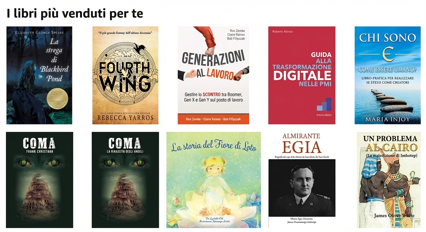 Classifica dei prodotti consigliati