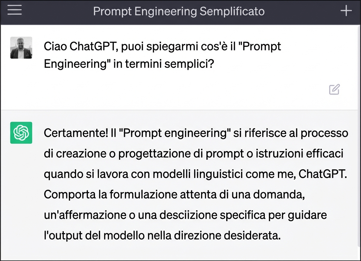 Prompting to ChatGPT